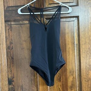 Black Strappy Lululemon One Piece Swim